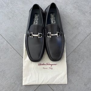 Brand new Salvatore Ferragamo shoes. Never worn. Just didn’t fit my husband.
